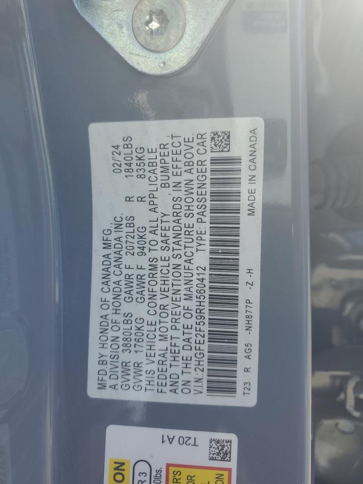 2024 HONDA CIVIC