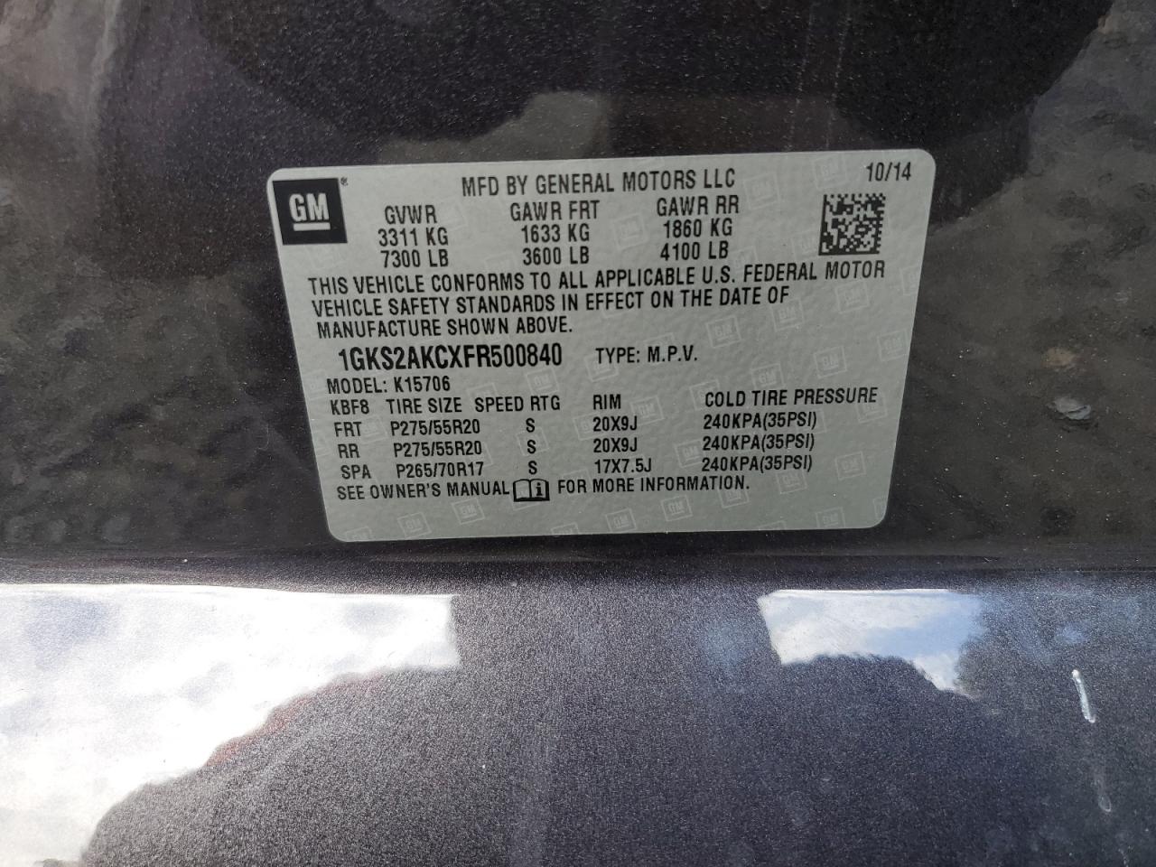 2015 GMC Yukon