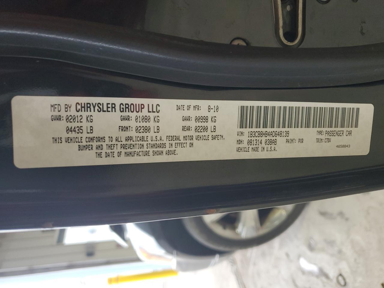 2010 DODGE Caliber