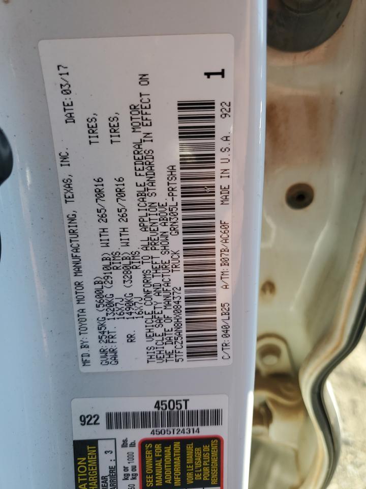 2017 TOYOTA TACOMA