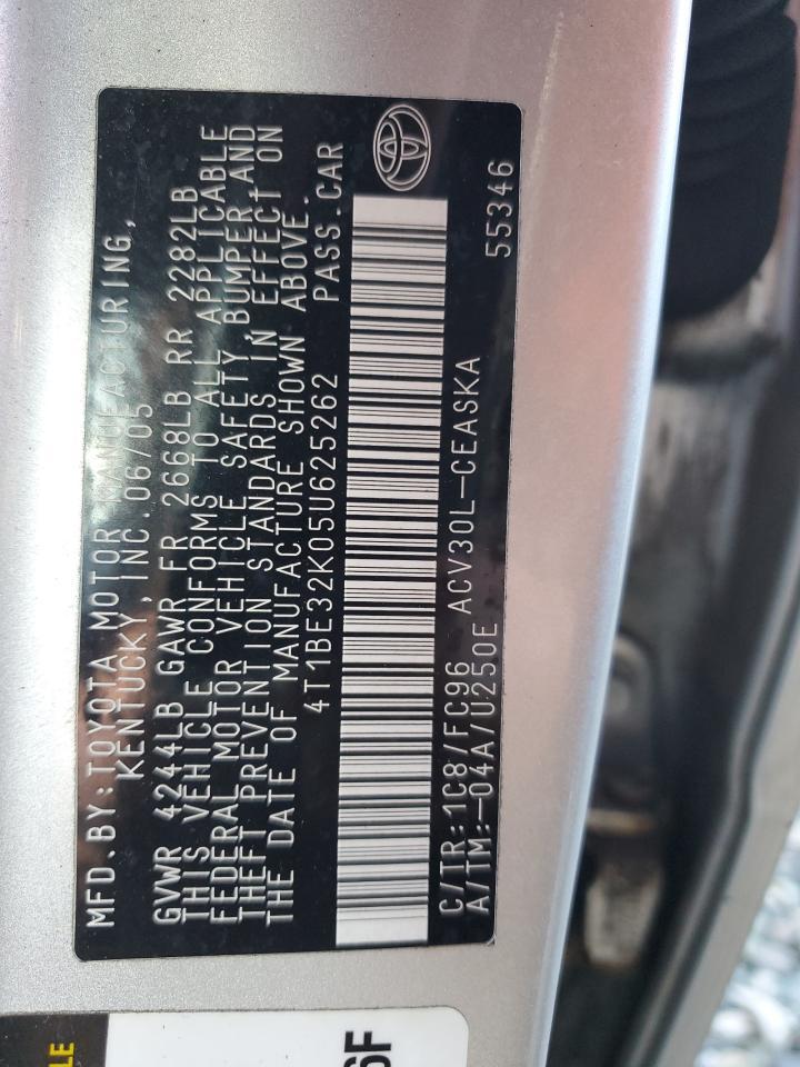 2005 TOYOTA CAMRY