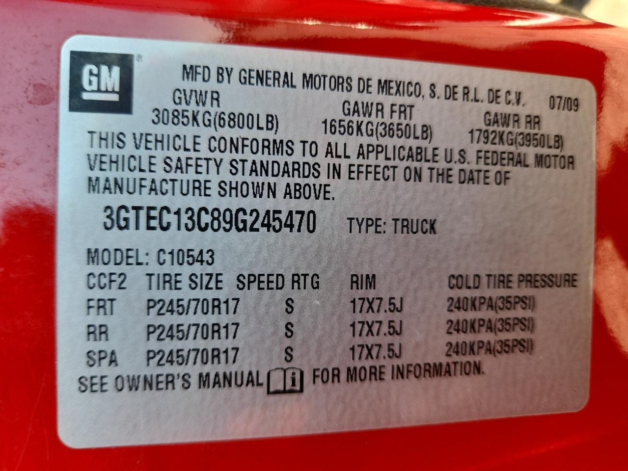 2009 GMC Sierra