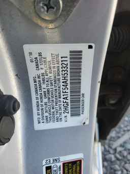 2010 HONDA CIVIC