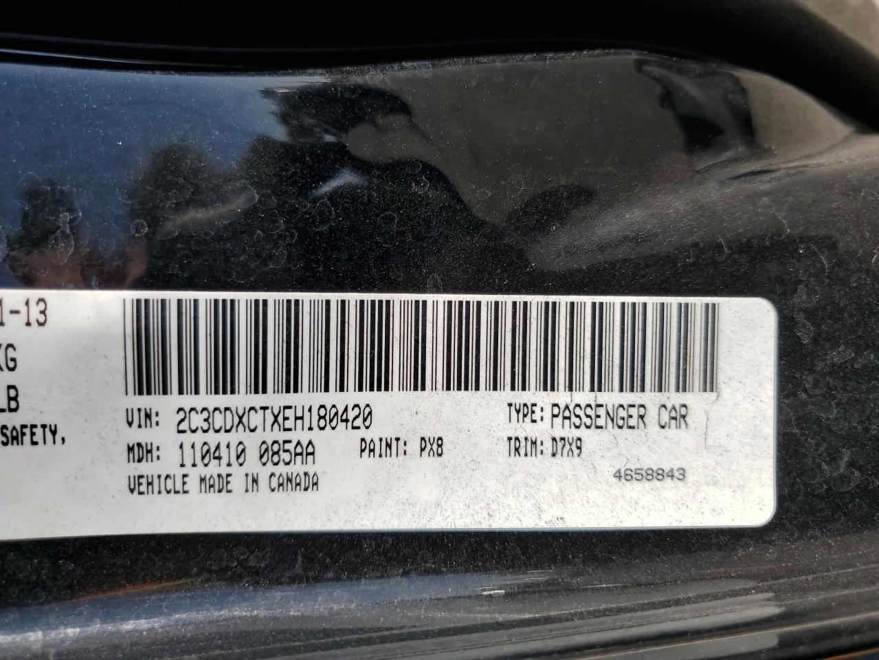 2014 DODGE CHARGER