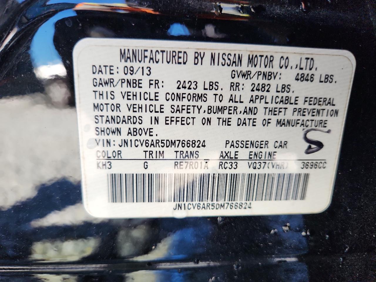 2013 INFINITI G37