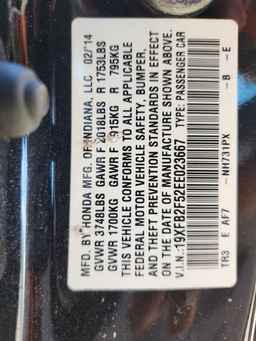 2014 HONDA CIVIC