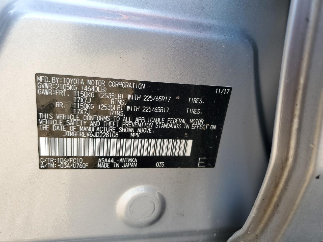 2018 TOYOTA RAV4