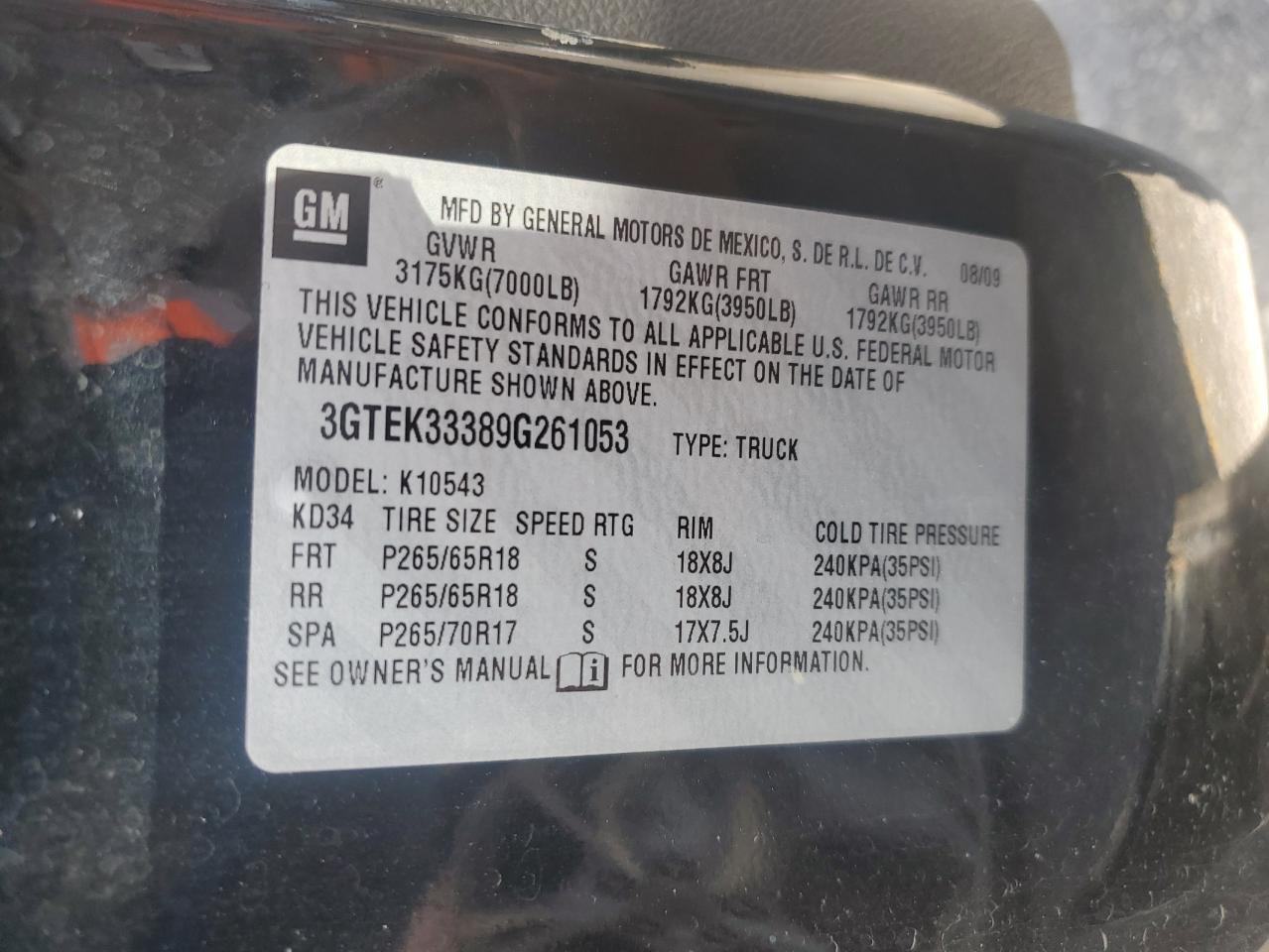 2009 GMC Sierra