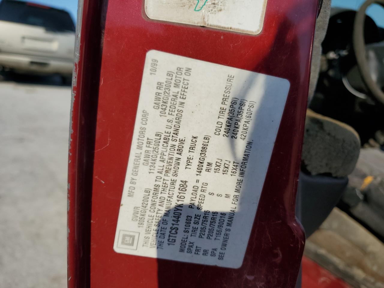 2000 GMC Sonoma