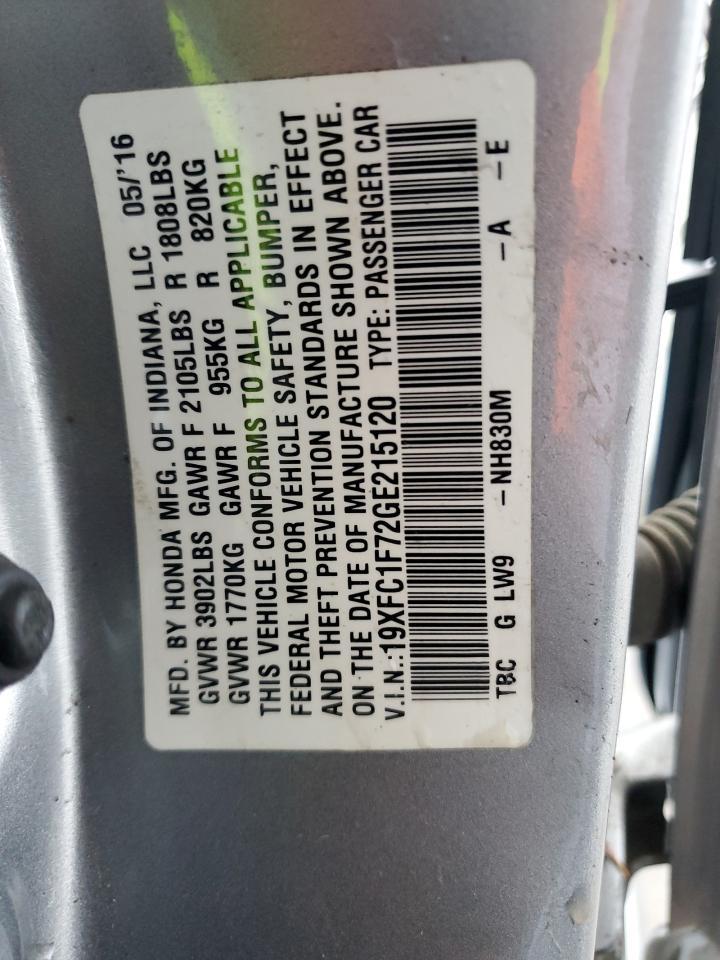 2016 HONDA CIVIC