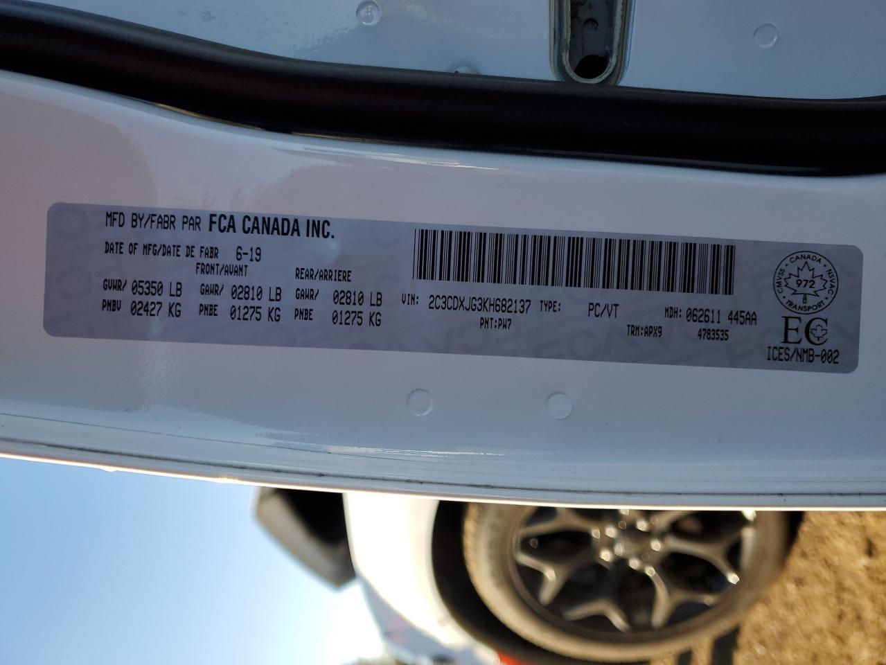 2019 DODGE CHARGER