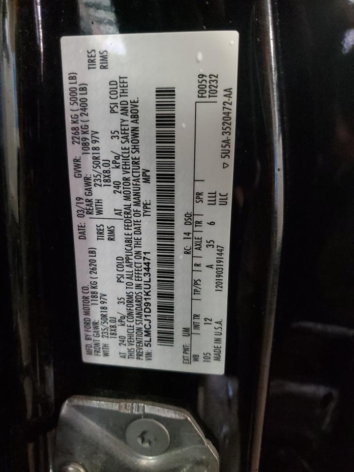 2019 LINCOLN MKC