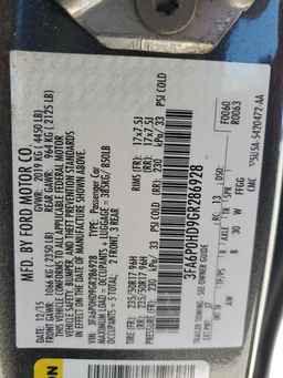 2016 FORD FUSION