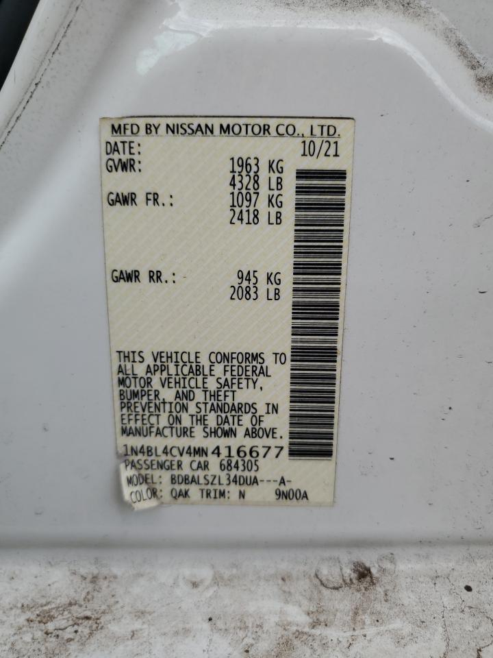 2021 NISSAN ALTIMA