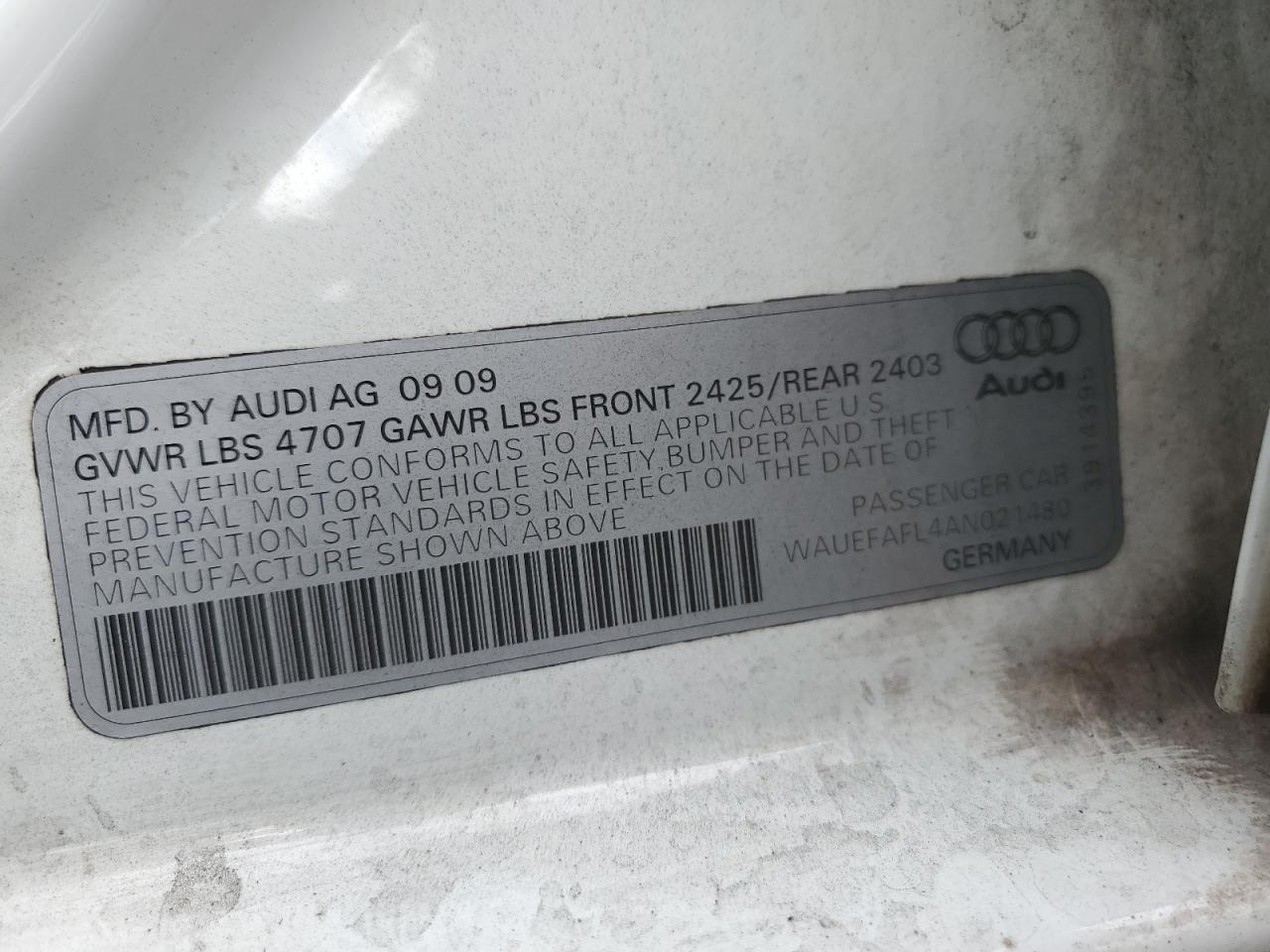 2010 AUDI A4