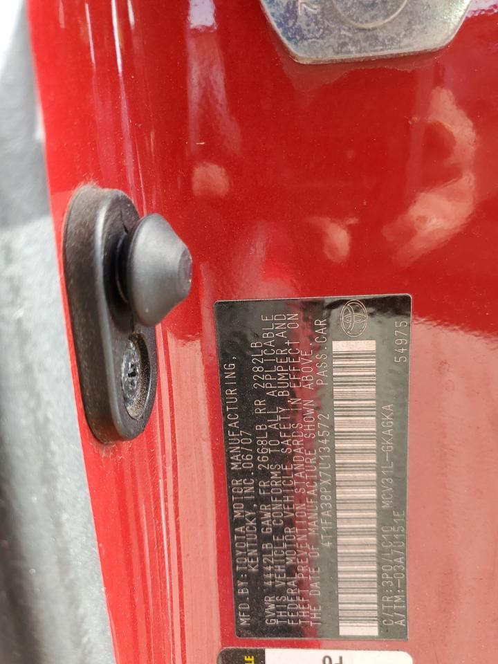 2007 TOYOTA CAMRY