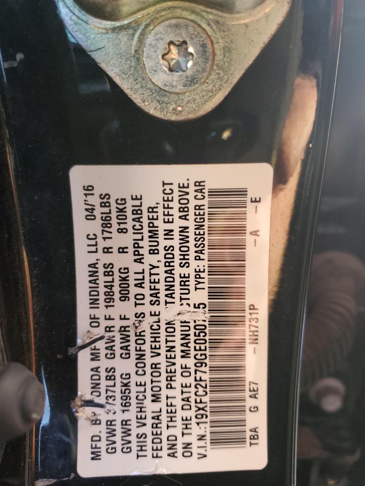 2016 HONDA CIVIC