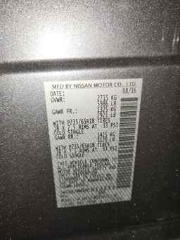 2017 NISSAN PATHFINDER