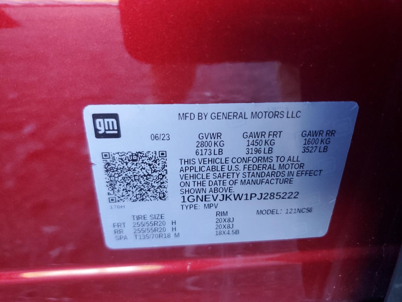 2023 CHEVROLET TRAVERSE