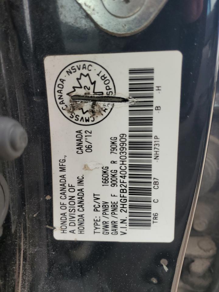 2012 HONDA CIVIC