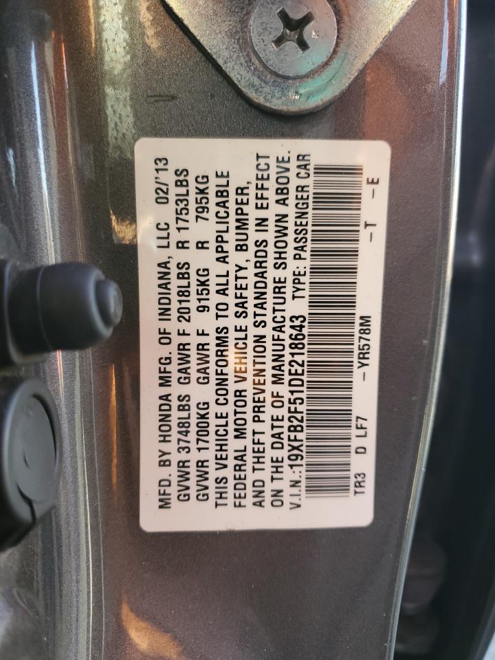 2013 HONDA CIVIC