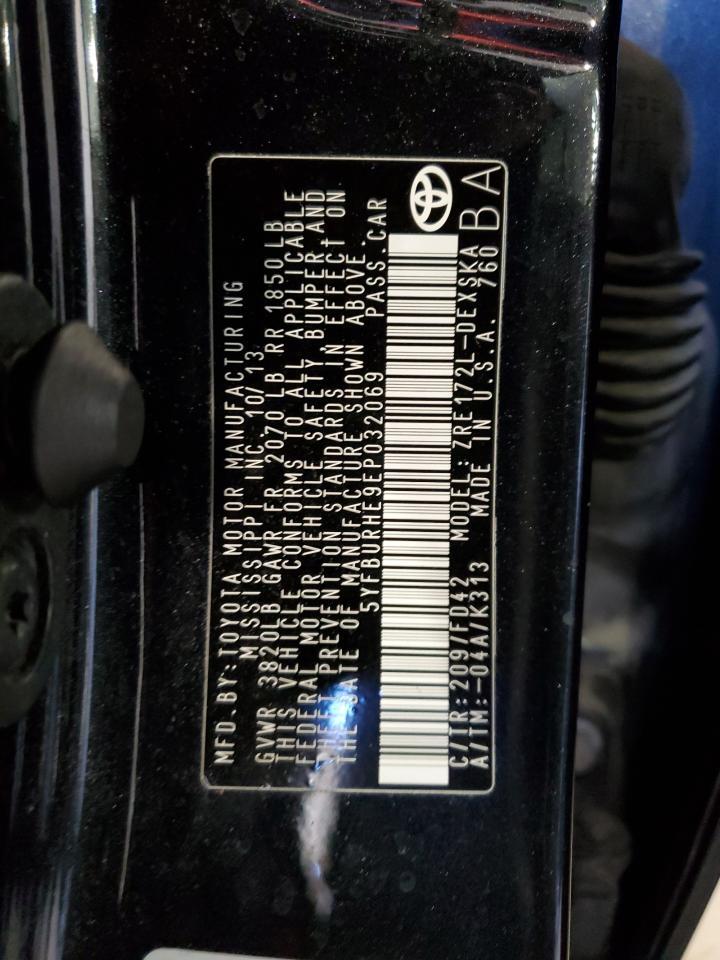 2014 TOYOTA COROLLA