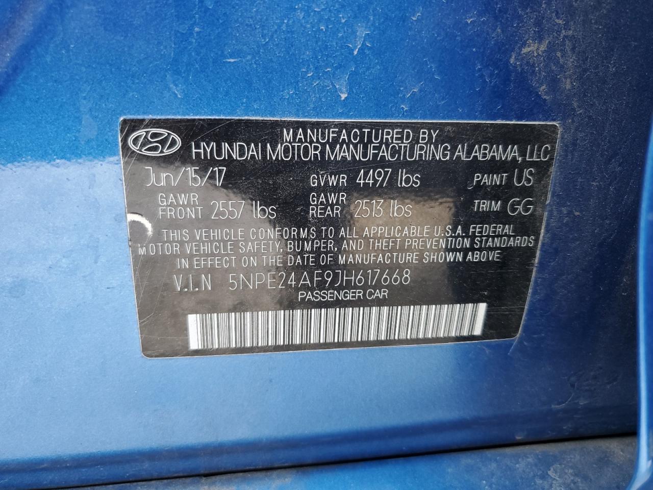 2018 HYUNDAI SONATA