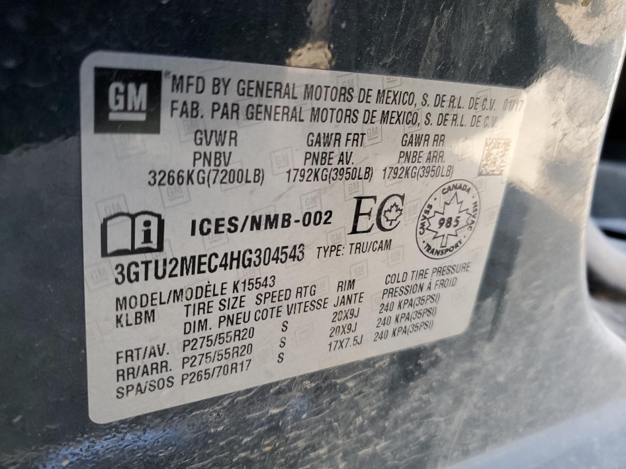 2017 GMC Sierra