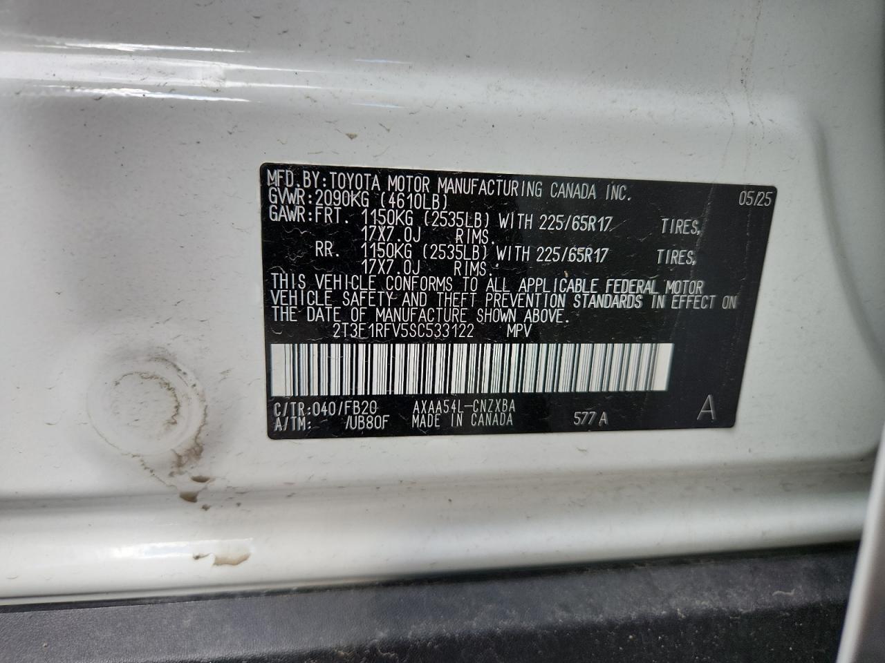 2025 TOYOTA RAV4