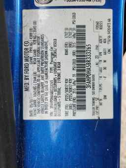 2011 FORD FUSION
