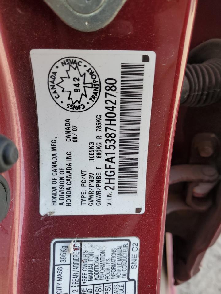 2007 HONDA CIVIC