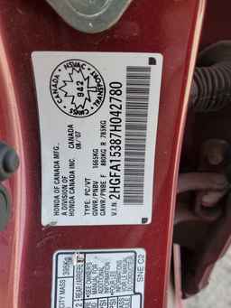 2007 HONDA CIVIC