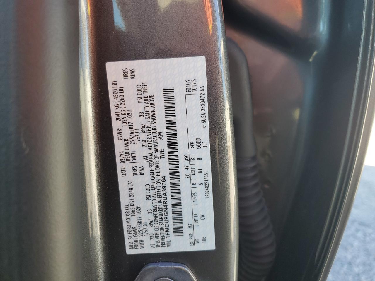 2024 FORD ESCAPE