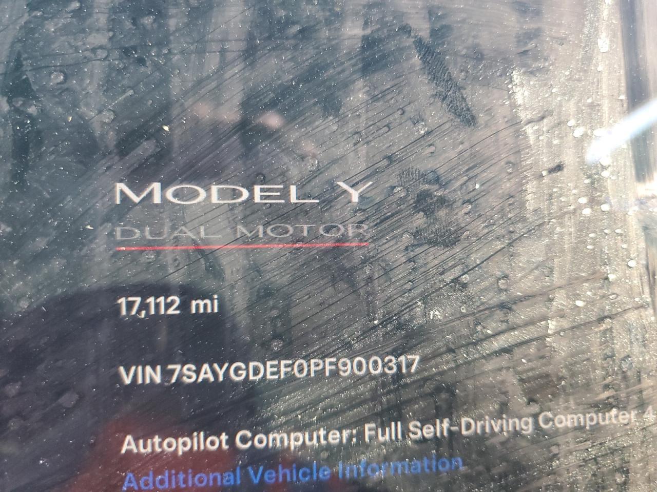 2023 TESLA MODEL Y