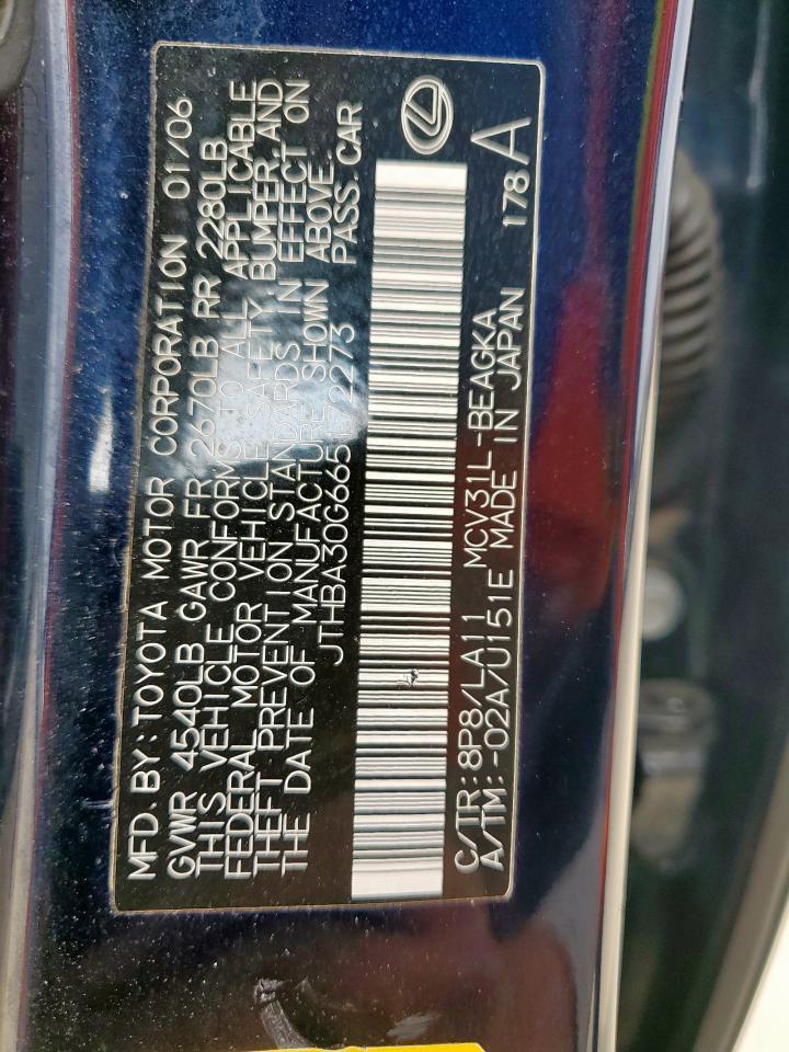 2006 LEXUS ES 330