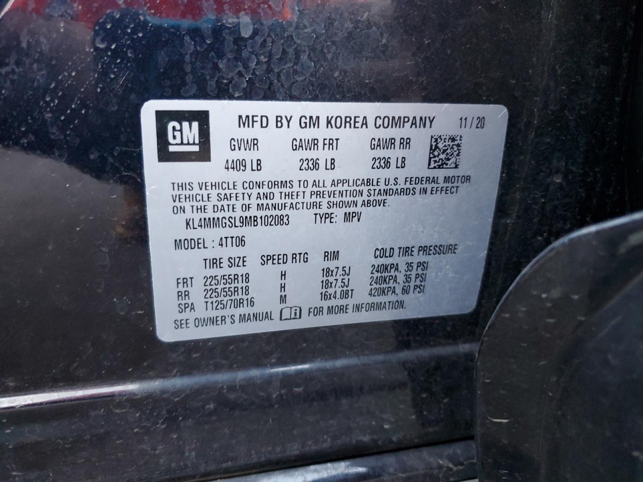 2021 BUICK Encore GX