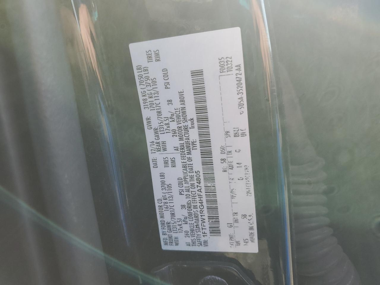 2017 FORD F-150