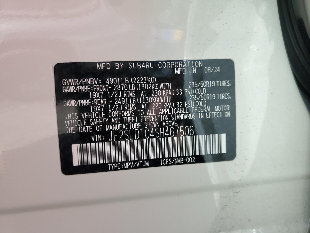 2025 SUBARU FORESTER