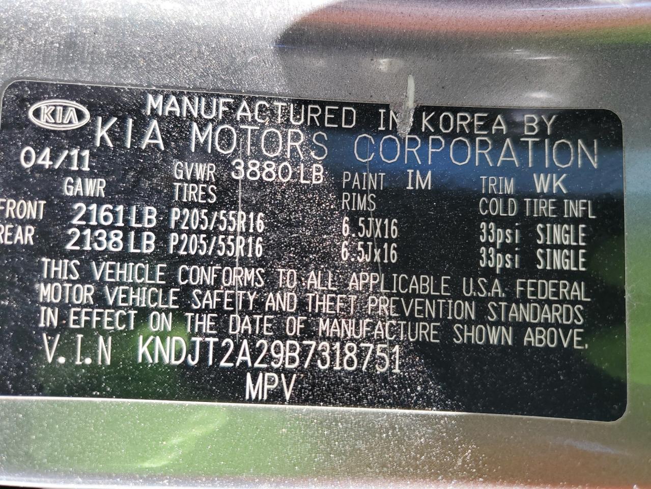 2011 KIA SOUL