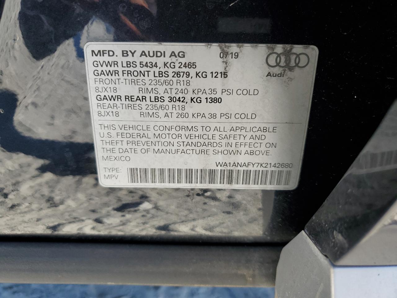 2019 AUDI Q5