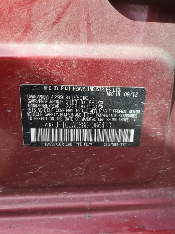 2013 SUBARU IMPREZA