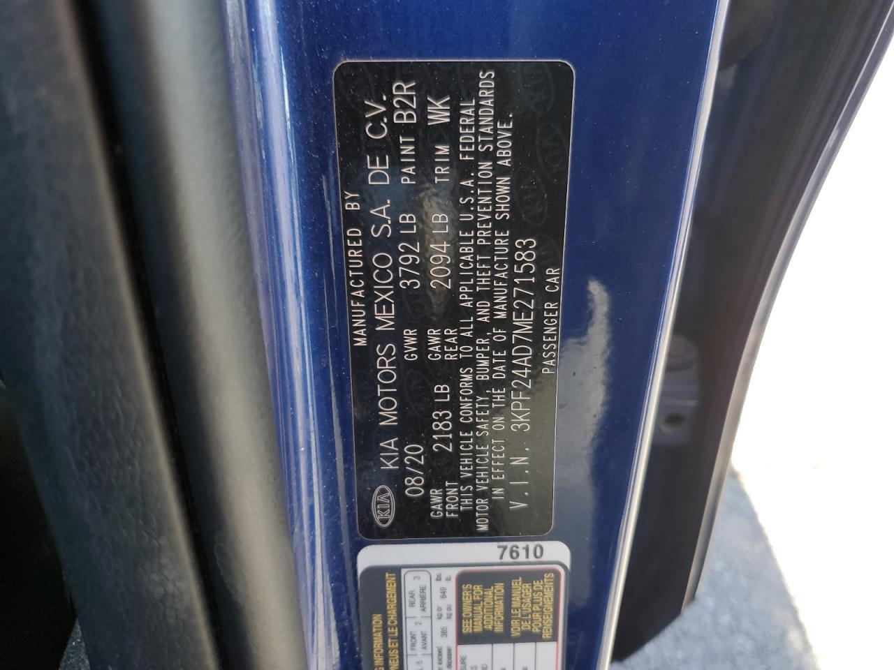 2021 KIA FORTE