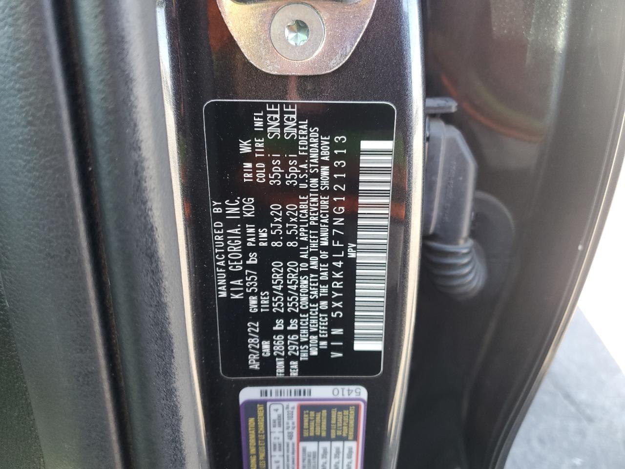 2022 KIA SORENTO