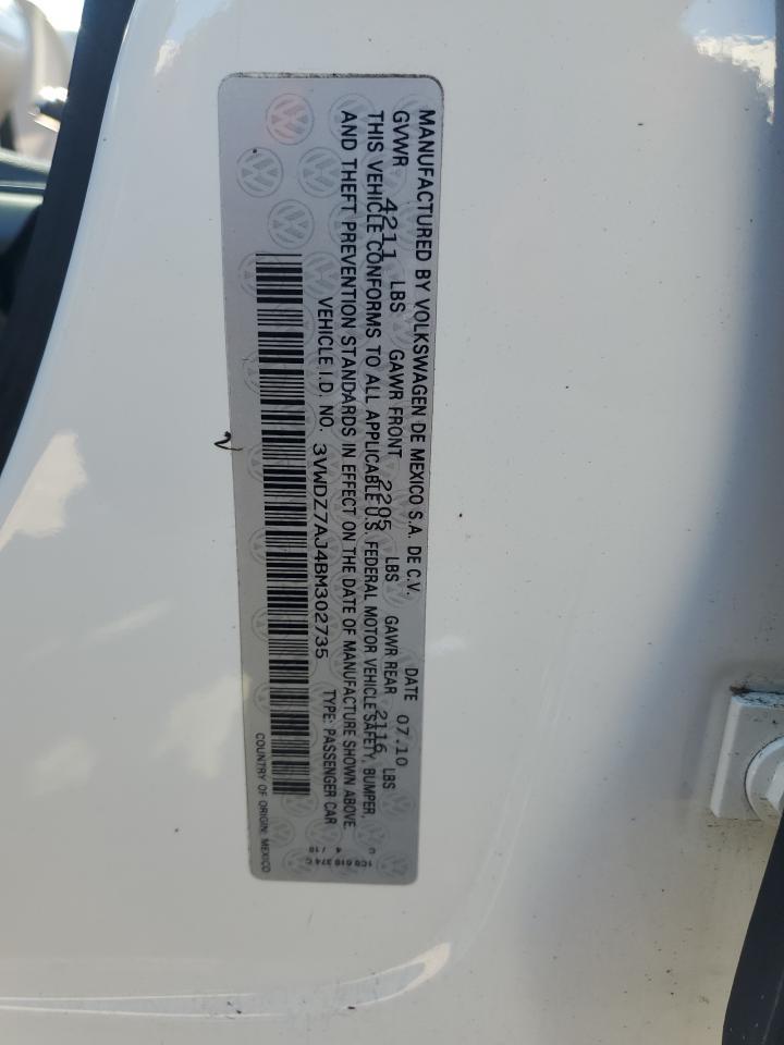 2011 VOLKSWAGEN JETTA