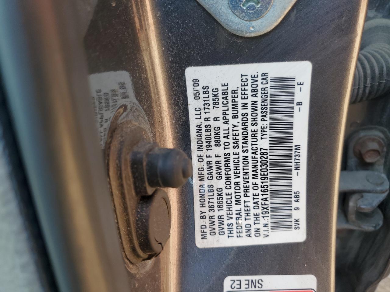 2009 HONDA CIVIC