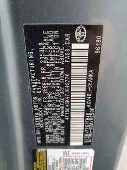 2007 TOYOTA CAMRY