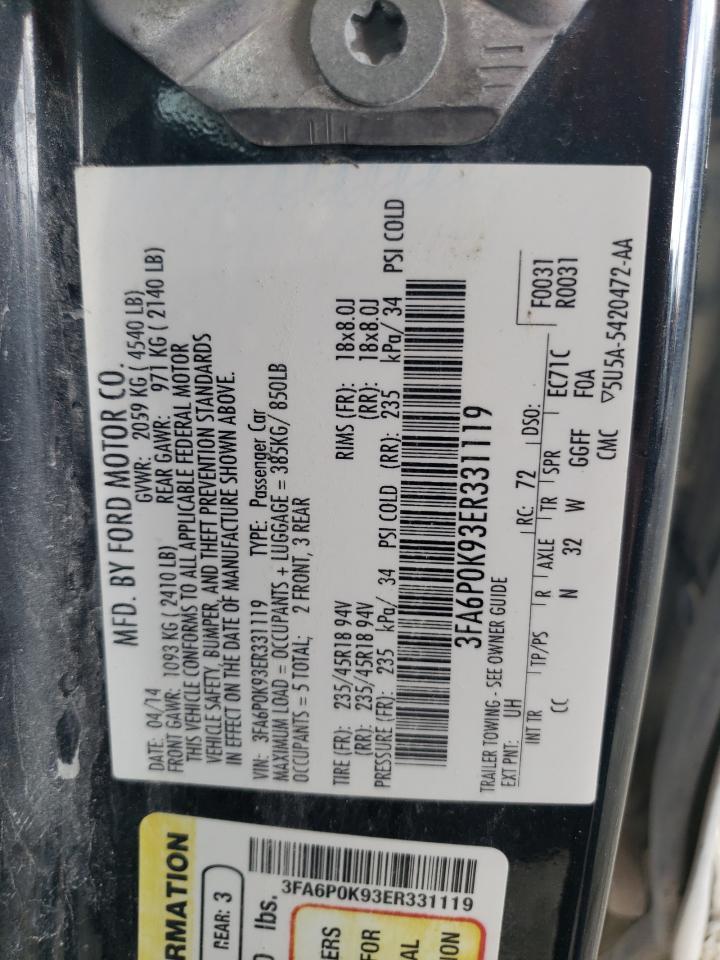 2014 FORD FUSION