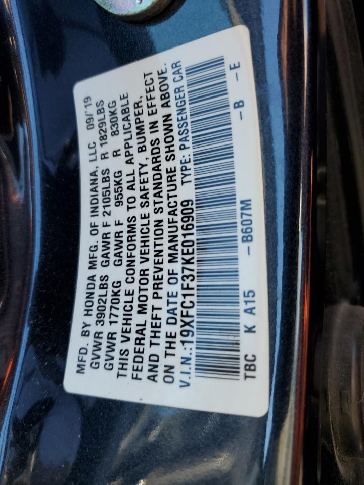 2019 HONDA CIVIC