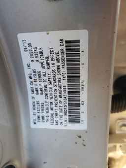 2013 HONDA ACCORD