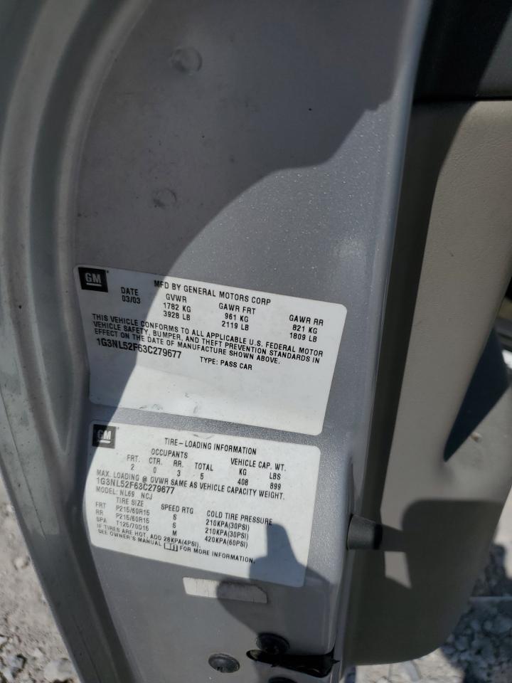 2003 OLDSMOBILE Alero